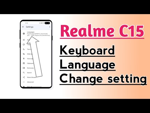Realme C15 Keyboard Language Change setting