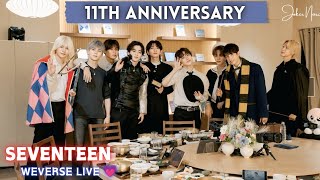 ✨(ALL SUB) SEVENTEEN WEVERSE :)HAPPY SVT's DAY💎💗🩵(05.26.26)11TH YEAR ANNIVERSARY🎉11주년 정기 모임!#weverse