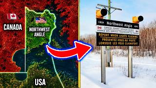 Why This American Town Is Stuck In Canada...