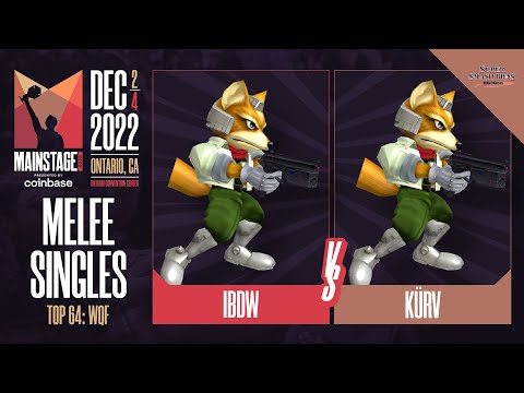 iBDW (Fox) vs Kürv (Fox) - Melee Top 64 Winners Quarter-Final  - Mainstage 2022