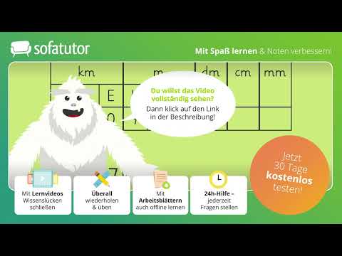 Längen – Kommaschreibweise einfach erklärt – Mathematik 3. & 4. Klasse