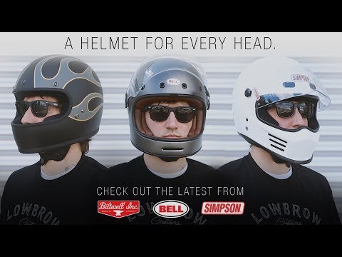 A Helmet For Every Head: Biltwell, Bell, DMD, Simpson Motorcycle Helmets