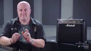 Video thumbnail for Marshall MG Series MG30CFX 30W 1x10 Guitar Combo Amp Carbon Fiber by Woodwind & Brasswind is now Music & Arts