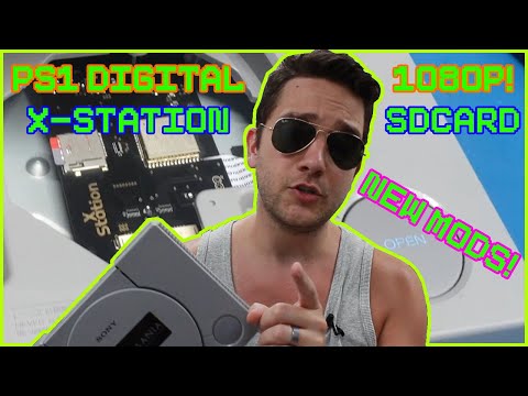 NEW PLAYSTATION  2020 MODS! - PS1DIGITAL, XSTATION -1080P HDMI, SD-CARD MOD!