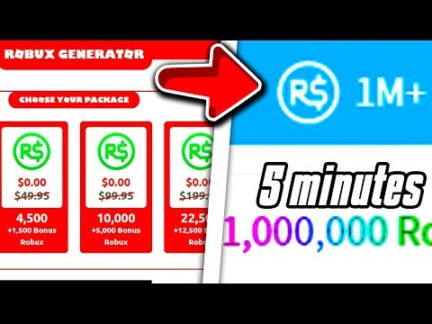 How To Get Free Robux Generator No Survey - i have 1 million robux whispers i have 100 robux