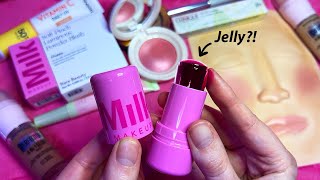 ASMR Trying Viral Makeup Products (Whispered Swatching)