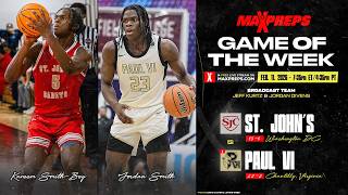 Jordan Smith, #1 Paul VI (VA) vs Jymin Veney, St. John's (DC) | MaxPreps Game of the Week