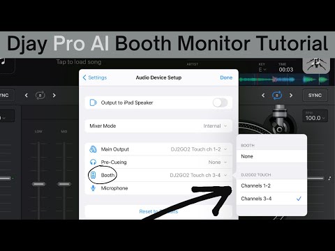 Djay Pro AI Booth Monitor Tutorial