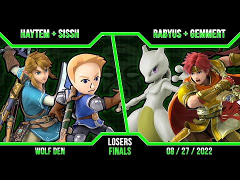 Smash South Wolf Den | Doubles - haytem & Sissh vs. Rabyus & Gemmert | Losers Finals