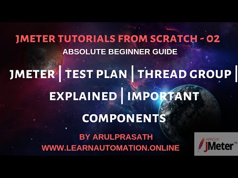 JMeter Tutorials | 02 | Test plan & Thread group Explained | Performance testing | Tamil