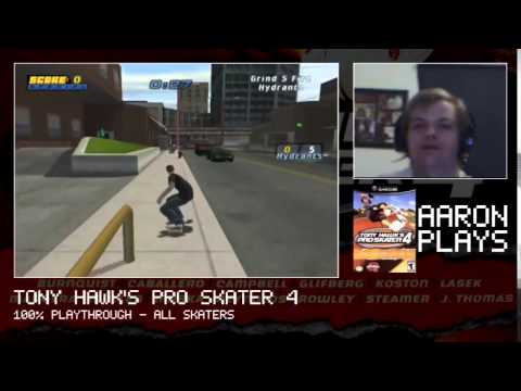Aaron Plays (LIVE): Tony Hawk's Pro Skater 4 (GCN) - Part 8