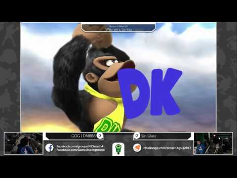S4@GU 3-28 (Winner's Semis): Sin Glare (DK) vs GoG DM888 (Pikachu)