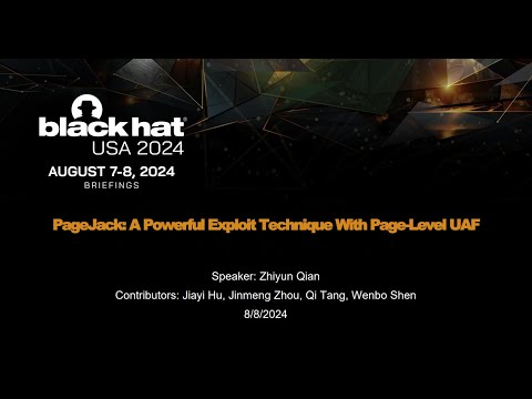 PageJack: A Powerful Exploit Technique With Page-Level UAF