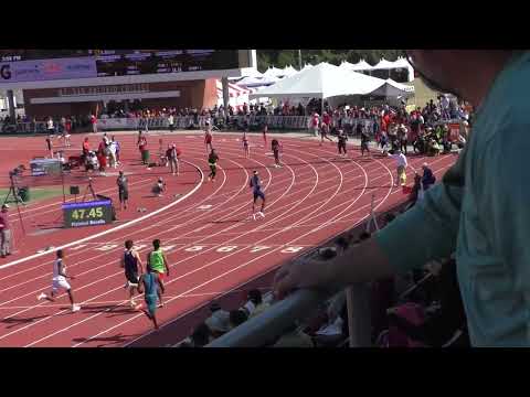 Rai Benjamin, Men 400 Hurdles Elite Heat 2, Mt. Sac Relays, 4-15-2023