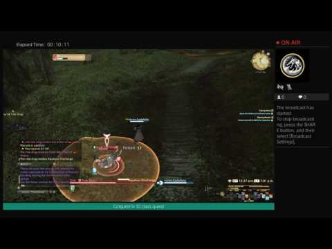 FINAL FANTASY XIV conjurer level 10 job quest and fates