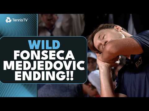 WILD Joao Fonseca vs Hamad Medjedovic Ending!!! | Rome 2026