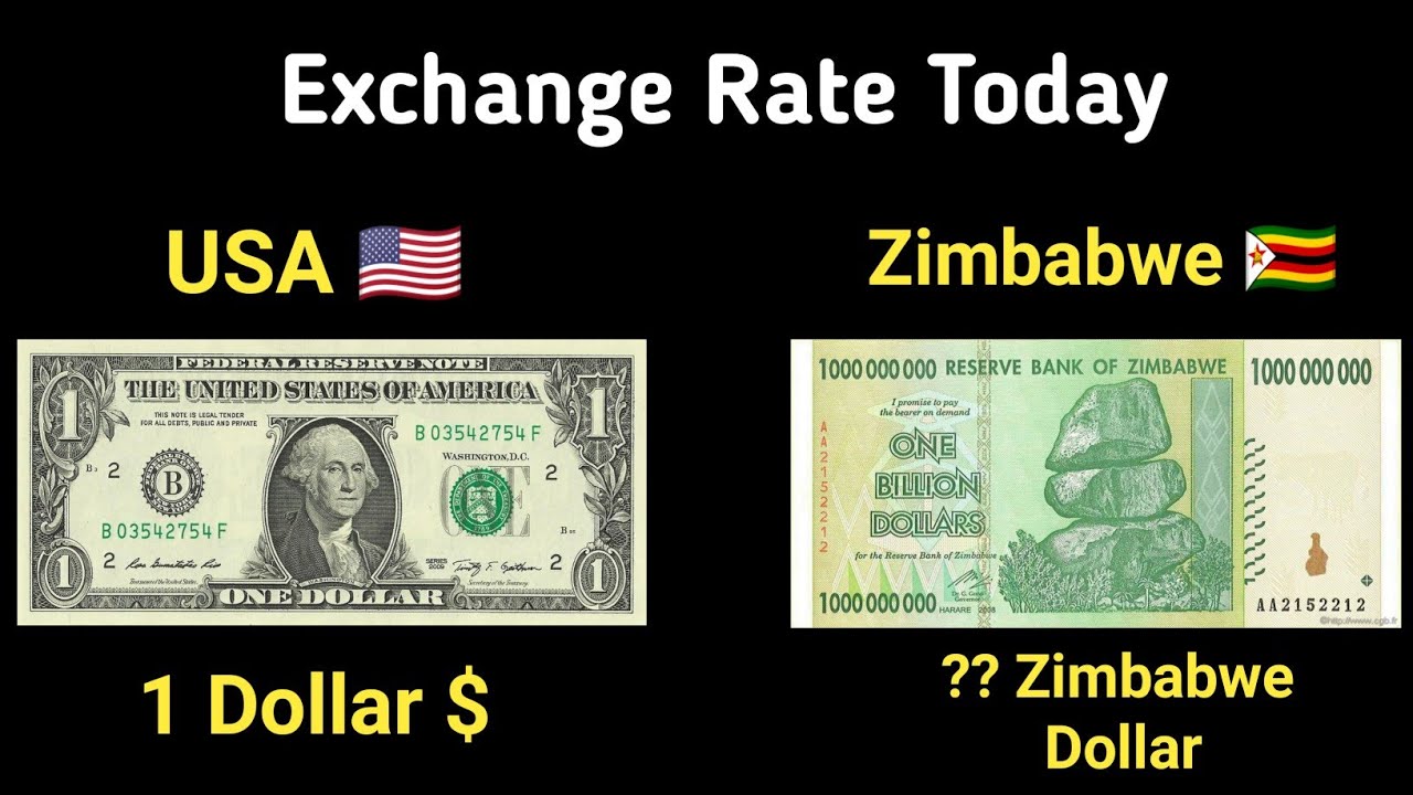 Today us Dollar to Zimbabwe dollar Exchange Rate | Dollar Rate in Zimbabwe Dollar | USA vs Zimbabwe