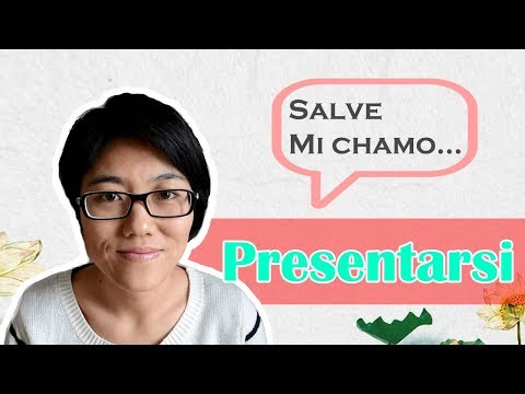 Presentarsi in cinese: salve + mi chiamo + piacere di conoscerti