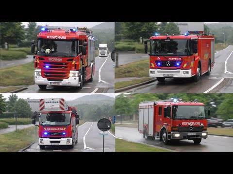 Brandweer Genk, A11, T11, E11 en A14, met spoed naar brand gebouw Opglabbeek