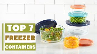 7 Best Freezer Containers to Keep Food Fresh Longer – Must-Have Kitchen Hacks!"