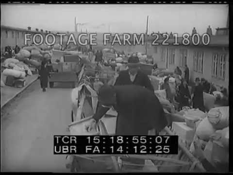 1946, Czechoslovakia:  German Removal From Sudetenland; Transit Camp 221800-08 | Footage Farm