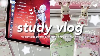 5am study vlog 💌🍓romanticize studying, pinterest school girl, aesthetic notes + more