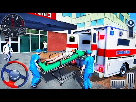 Flying City Ambulance Rescue Simulator 2020 - Emergency Policeman Drive #01 - Best Android GamePlay