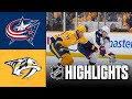 NHL Highlights Blue Jackets Vs Predators October 09 2025