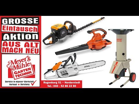 Aktion: Alt gegen Neu / Kommen Sie uns in Norderstedt besuchen! https://meyers-muehle-gartentechnik.de/