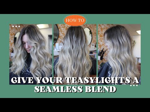 FULL BLENDED BLONDE TUTORIAL | HOW TO MAKE SURE YOUR TEASYLIGHTS HAVE A SEAMLESS BLEND