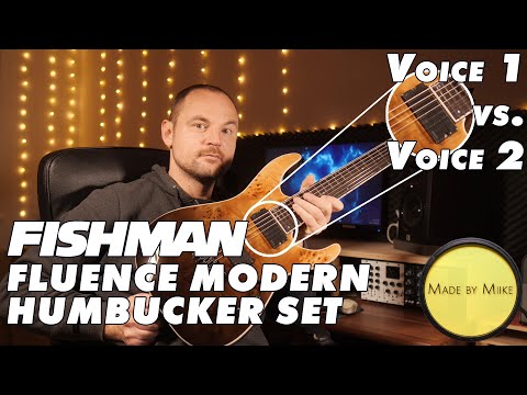 Tone Comparison: FISHMAN FLUENCE MODERN HUMBUCKER SET - ACTIVE vs. PASSIVE MODE
