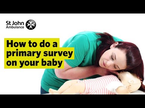 Baby Primary Survey - First Aid Training - St John Ambulance