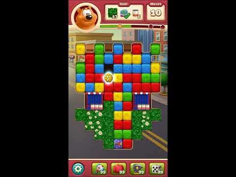 Toon Blast Level 6376 - NO BOOSTERS 🐻🐺🐱 | SKILLGAMING ✔️