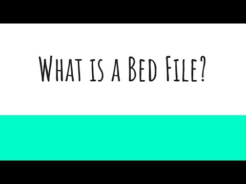 Bioinformatics101 - What is a BED file?