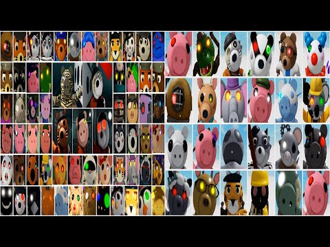 ROBLOX PIGGY 2 VS PIGGY BOTS ALL JUMPSCARES