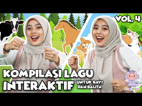 Lagu Interaktif Untuk Balita VOL 4 - Lagu Anak + Nursery Rhymes - Hewan Ternak, Kucing Gemuk, dll