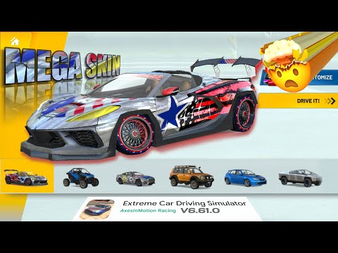 NEW! MEGA SKIN 🤯 UPDATE || Extreme Car Driving Simulator
