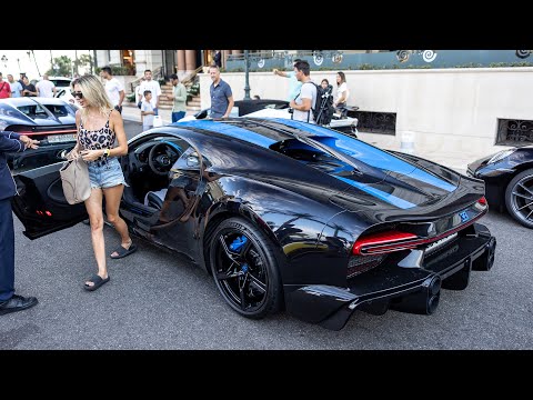 Girl Driving $4 Million Bugatti Chiron Super Sport in Monaco !