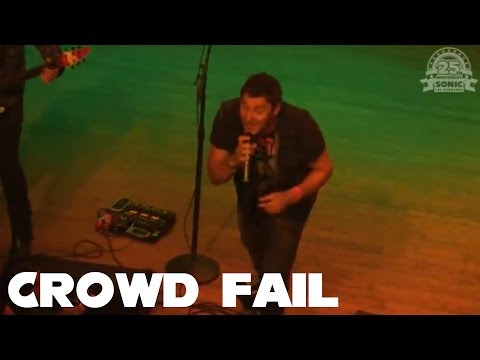 Crush 40 - Crowd Participation FAIL (Guy screams in mic) Sonic 25th Livestream Party