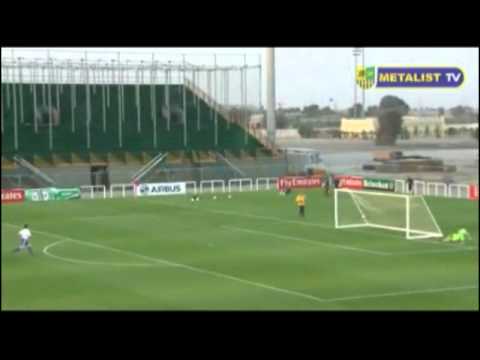 Фантастический гол в матче Металлист-Динамо