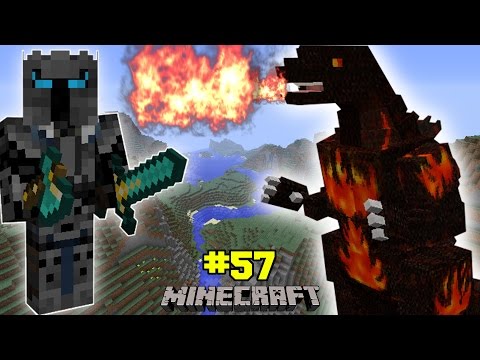 Minecraft: BURNING GODZILLA CHALLENGE [EPS6] [57]