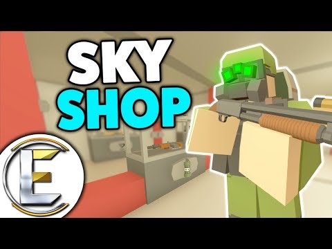NEW Sky Shop! - Unturned Roleplay (Gun Shop Dealer Selling Powerful Guns)