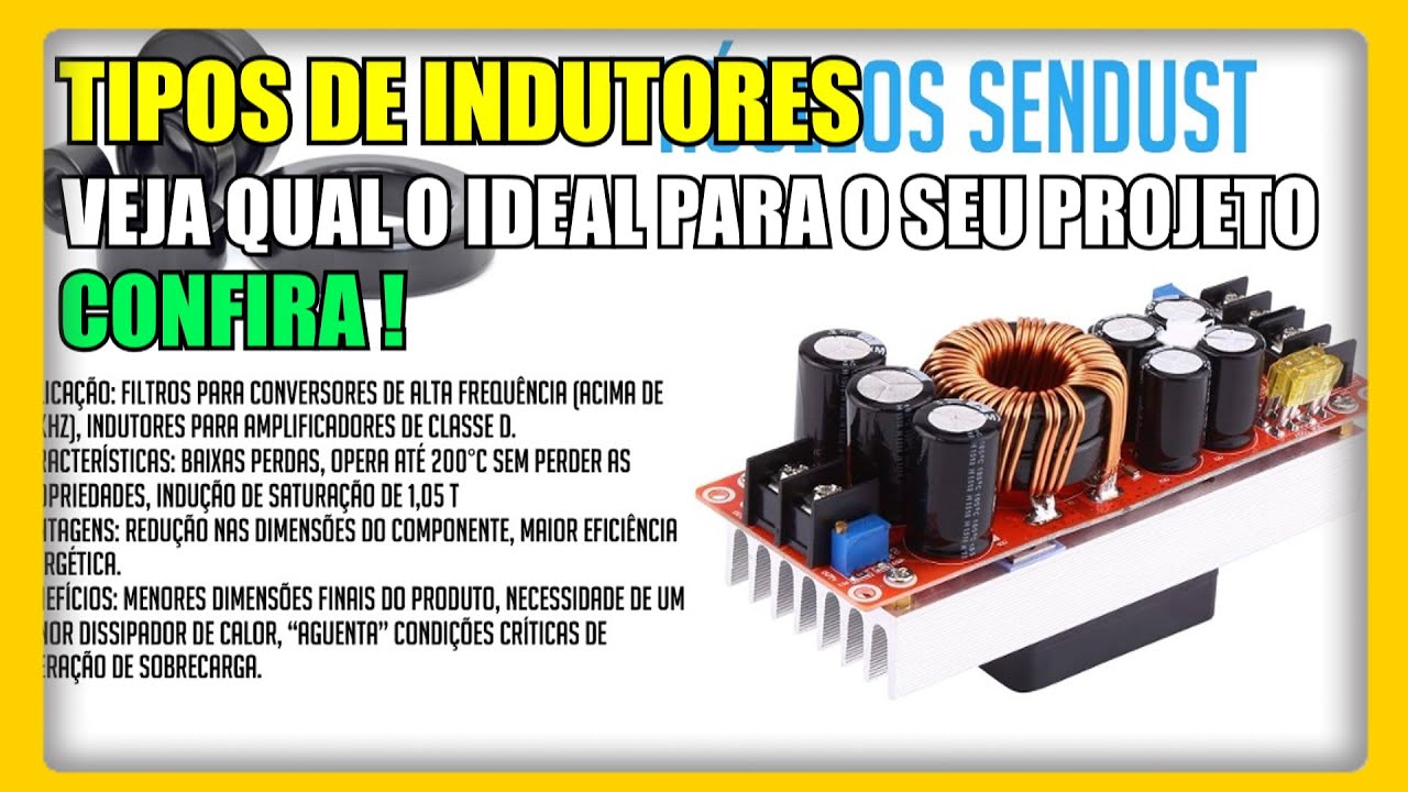 TIPOS DE MATERIAIS DE NÚCLEOS INDUTORES DE FILTRO OU TRANSFORMADORES ( VEJA A DIFERENÇA )