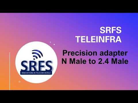Precision adapter N Male to 2.4 Male