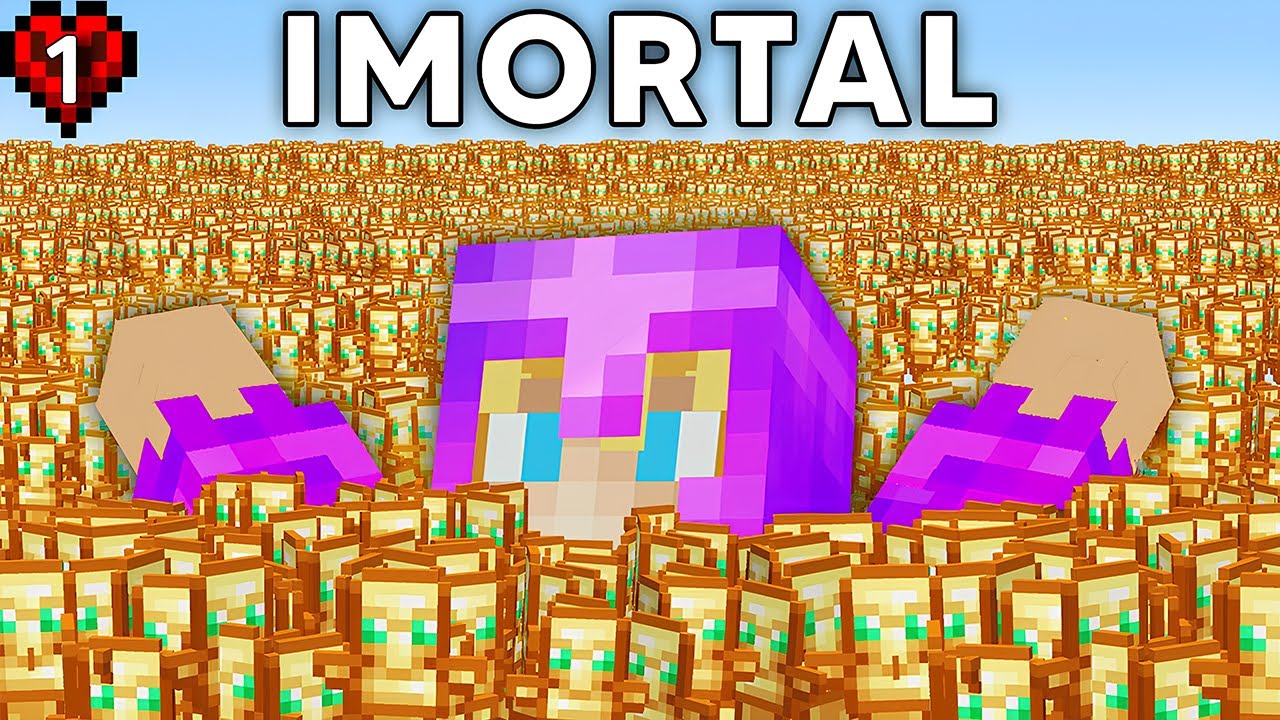 EU ME TORNEI IMORTAL NO MINECRAFT HARDCORE