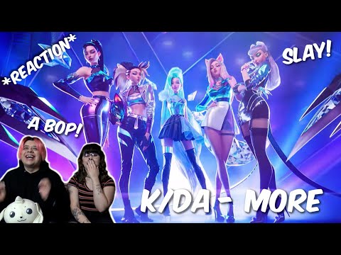 (QUAKING!!!) K/DA - MORE - REACTION
