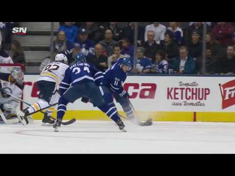 Auston Matthews 22nd NHL Goal!  1/17/2017 (Buffalo Sabres vs Toronto Maple Leaf)