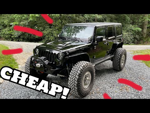 My CHEAP Built One Ton Swapped Jeep Wrangler | Walk Around