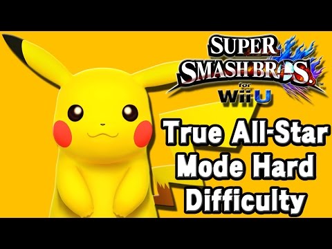 Super Smash Bros. For Wii U (True All-Star Mode Hard Difficulty | Pikachu) 60fps