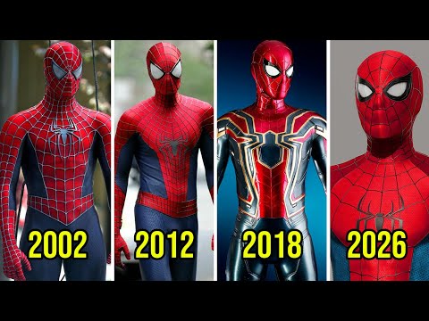 Evolution of Spider-Man Suits (2002 - 2026)